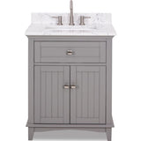 Jeffrey Alexander Savino 30 Grey Contemporary Vanity