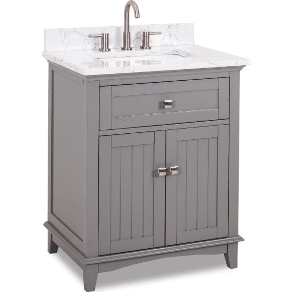 Jeffrey Alexander Savino 30 Grey Contemporary Vanity