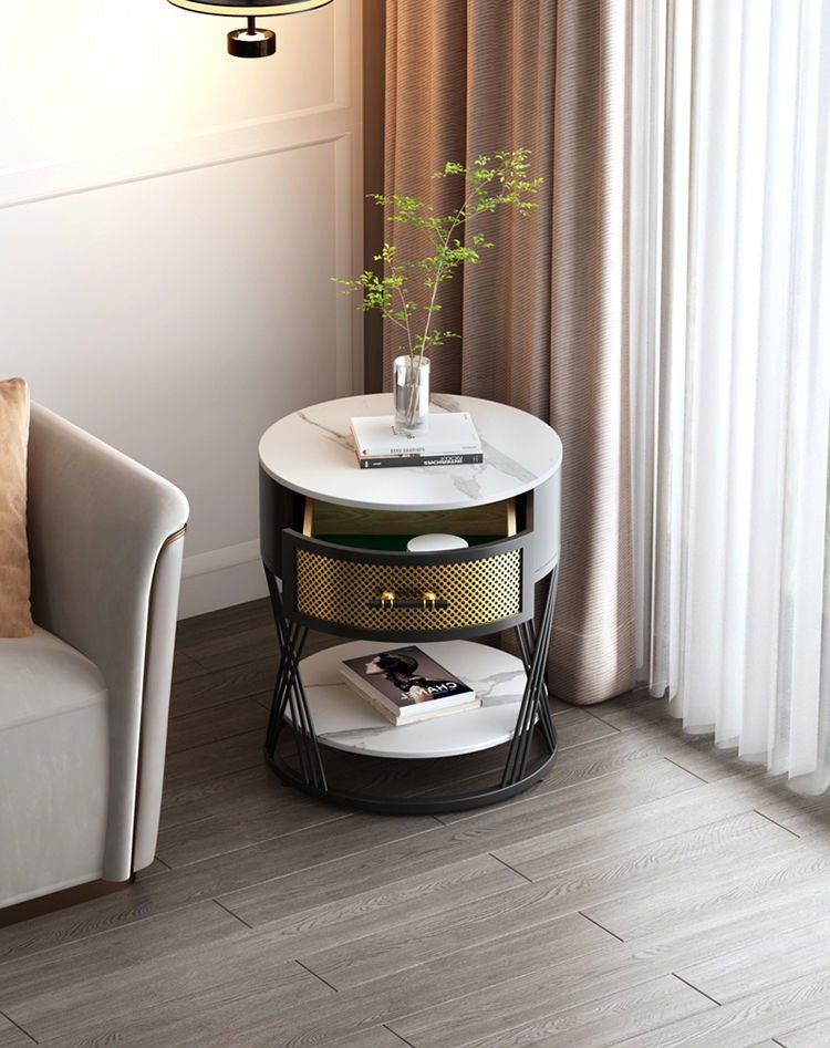 Creative Nordic Bedside Round Coffee Table