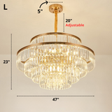 Modern Glass Crystal Chandelier