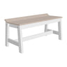 LuxCraft 41" Poly Café Dining Bench