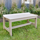 LuxCraft 41" Poly Café Dining Bench