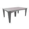 LuxCraft Poly Island Dining Table (44" x 72" Rectangular)