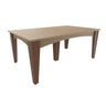 LuxCraft Poly Island Dining Table (44" x 72" Rectangular)