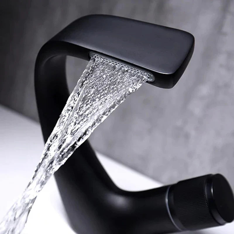 Felton - Modern Curved Bathroom Faucet