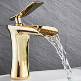 Ames - Modern Waterfall Bathroom Faucet