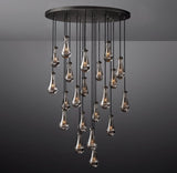 Raindrop Round Chandelier 47"