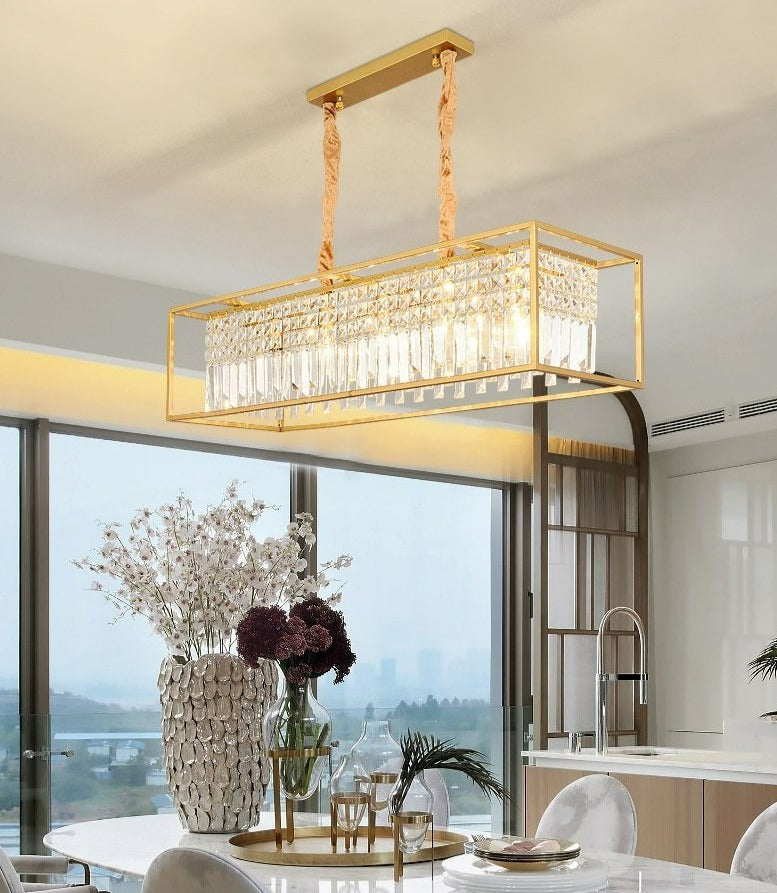 Irvin - Modern Glass Crystal Chandelier