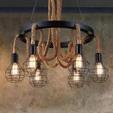 Vintage Rope Chandelier