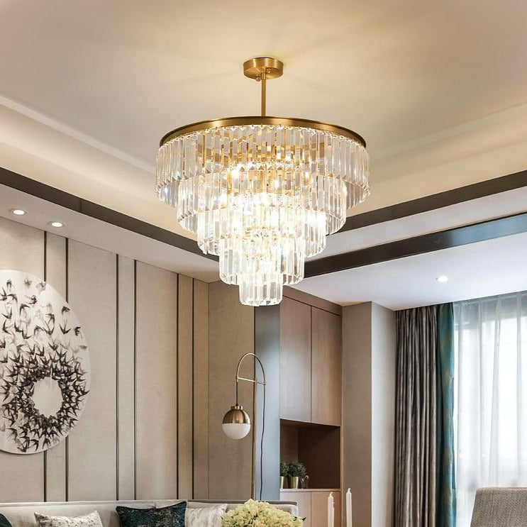 Raquel - Modern Glass Crystal Chandelier