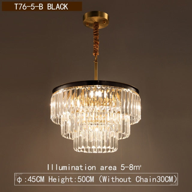 Raquel - Modern Glass Crystal Chandelier