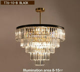 Raquel - Modern Glass Crystal Chandelier