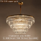 Raquel - Modern Glass Crystal Chandelier