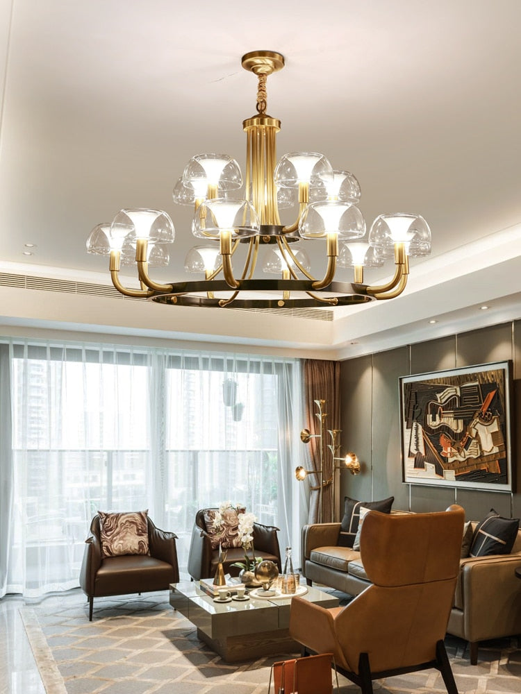 Jefferson - Modern Fountain Chandelier