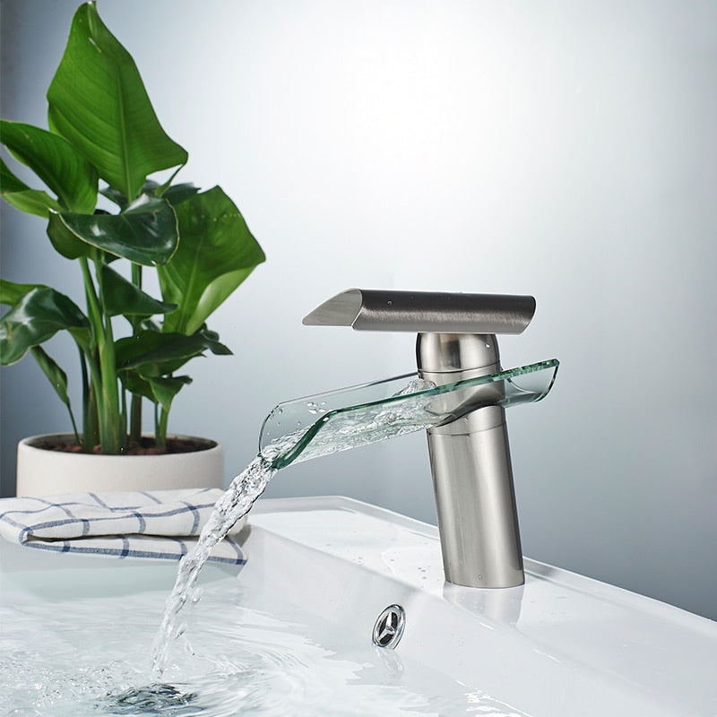 Glass Waterfall Faucet