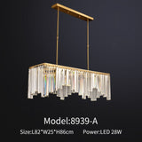 Priscilla - Modern Glass Crystal Chandelier