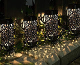 Moroccan Outdoor Solar Lamps