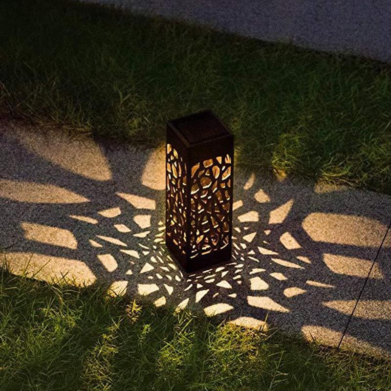 Moroccan Outdoor Solar Lamps