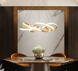 Modern LED Ribbon Chandelier