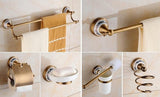 Antique Brass Bathroom Hardware Set