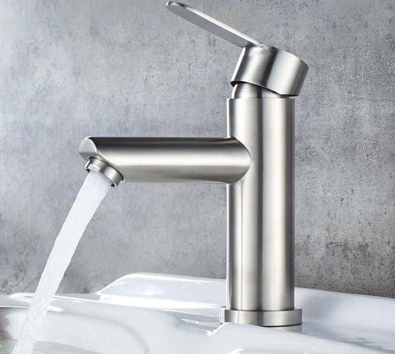 Modern Stainless Steel Bathroom Faucet