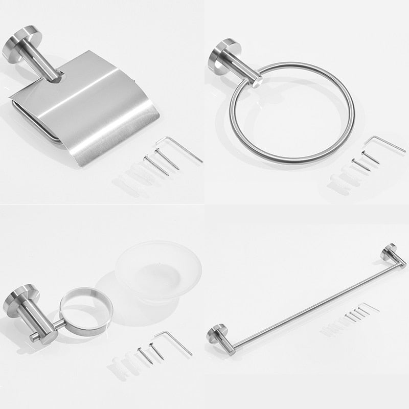 Stainless Steel Bathroom Hardware Set