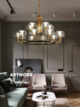 Jefferson - Modern Fountain Chandelier