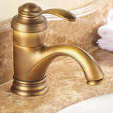 Elijah - Rustic Brass Bathroom Faucet