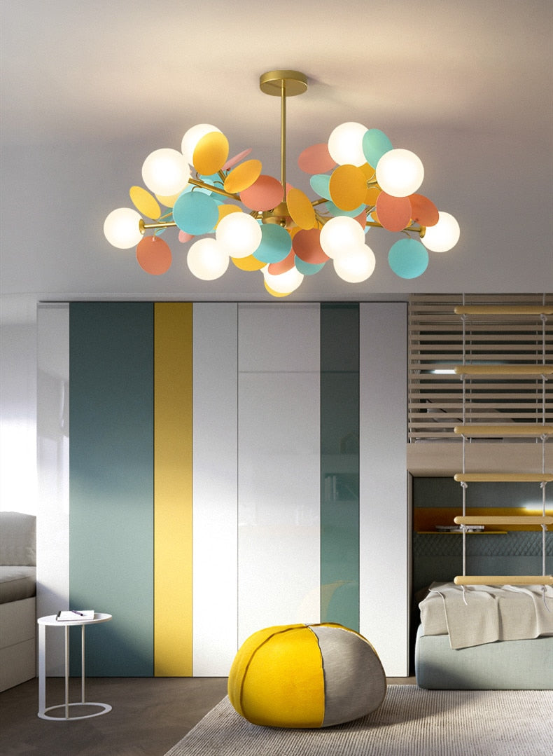 Multicolor Tree LED Pendant Light