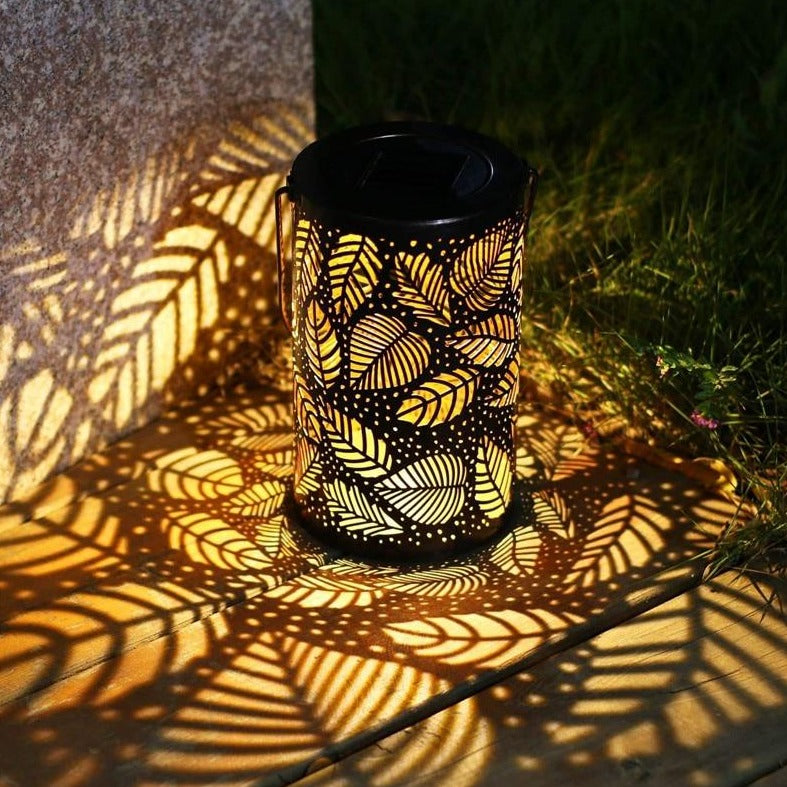 Jamila - Leaf Pattern Shadow Cast Lantern