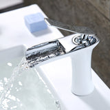 Ames - Modern Waterfall Bathroom Faucet