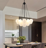 European Glass Chandelier