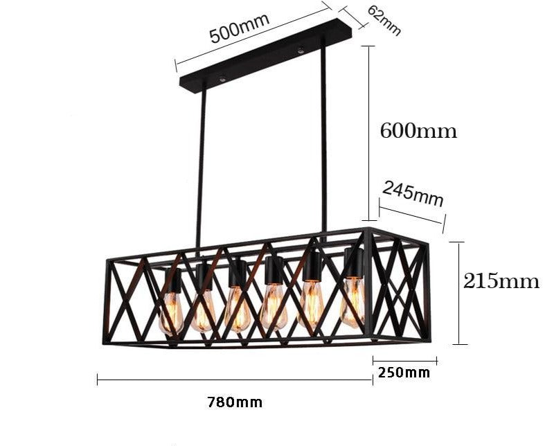 Asher - Industrial Chandelier