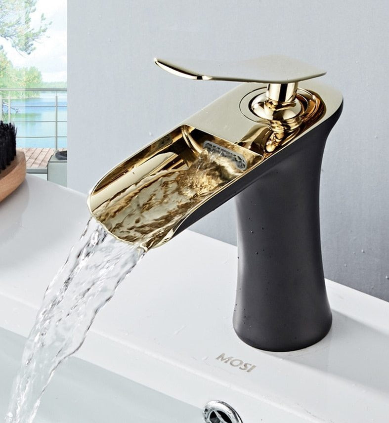 Ames - Modern Waterfall Bathroom Faucet