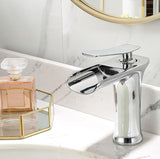 Ames - Modern Waterfall Bathroom Faucet