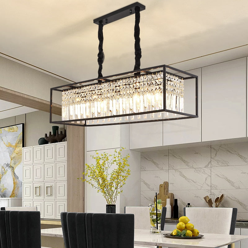 Irvin - Modern Glass Crystal Chandelier