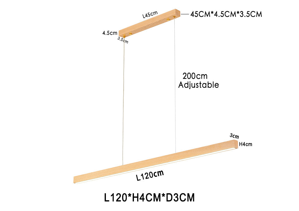 Slim LED Light Fixture