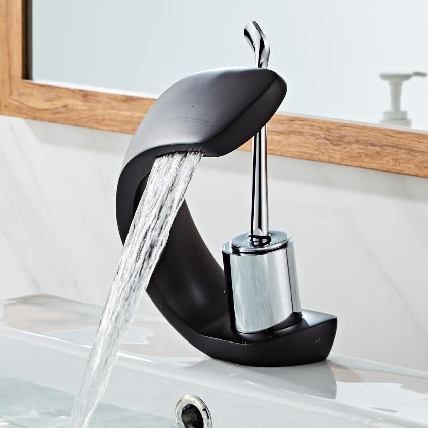 Ellie - Modern Curved Waterfall Faucet