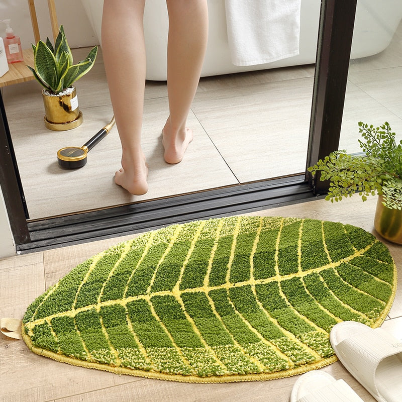 Banana Leaf Bath Mat