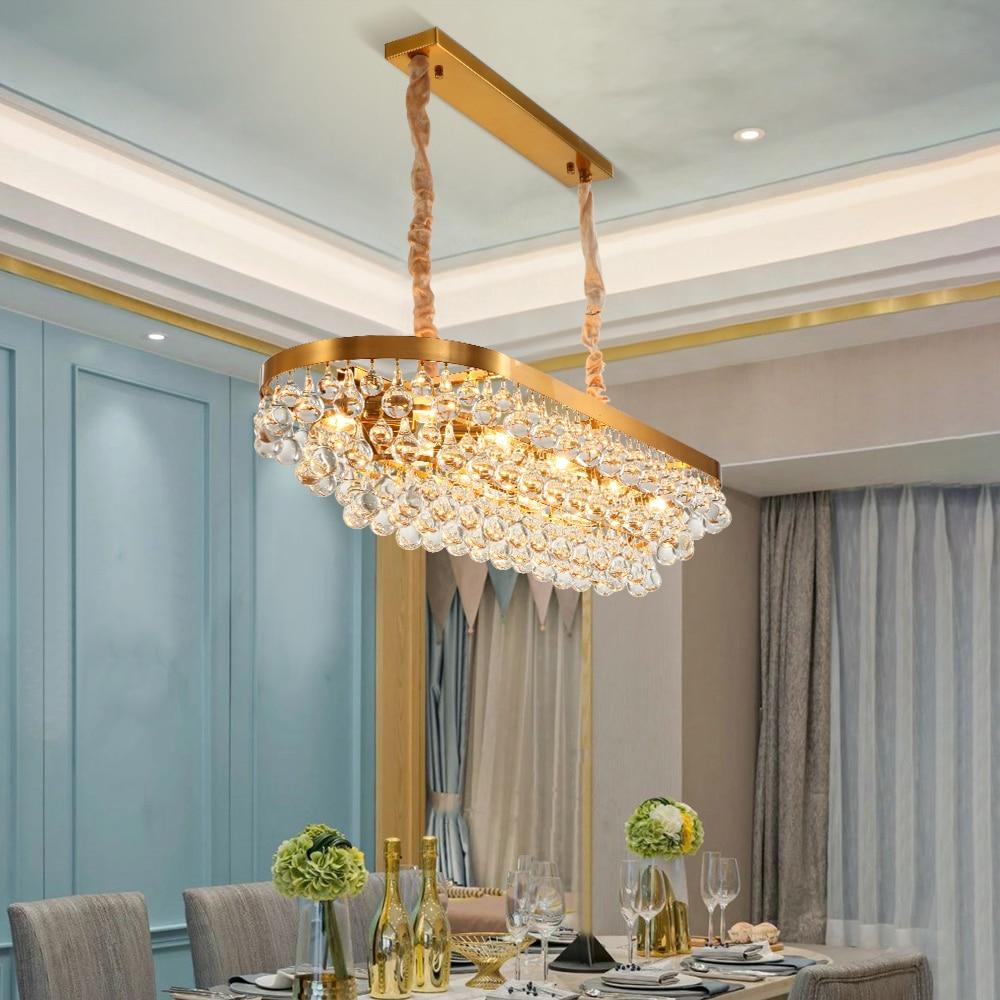 Glass Crystal Droplet Chandelier