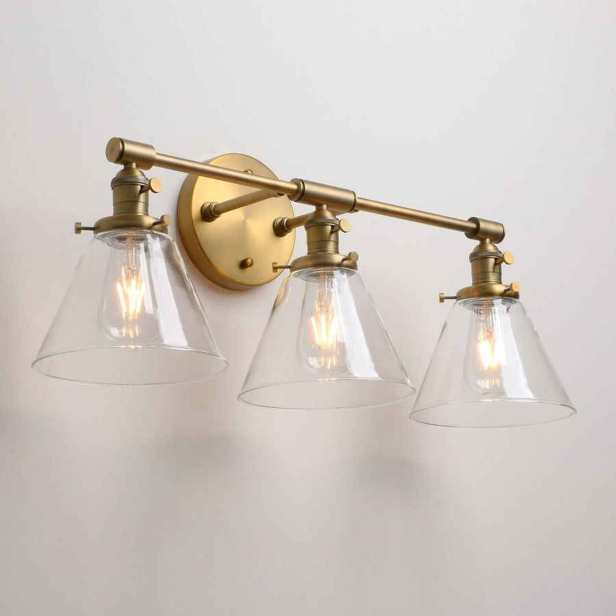 Three-Bulb Finley Vintage Wall Sconce