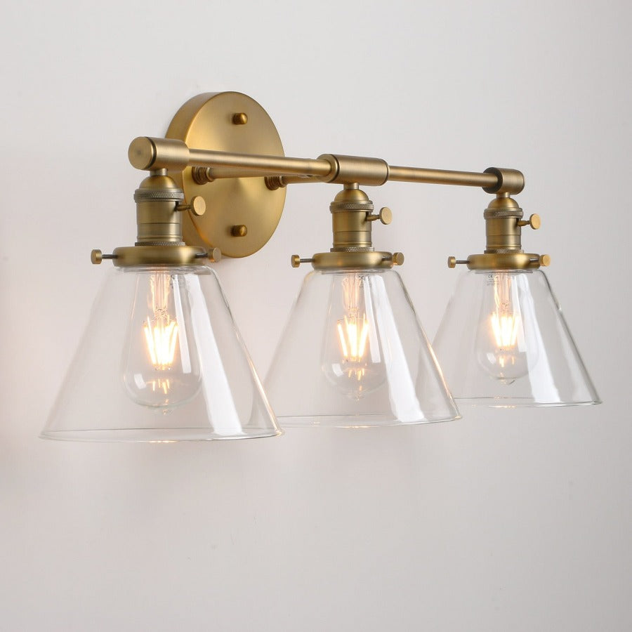 Three-Bulb Finley Vintage Wall Sconce