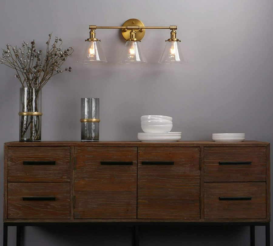 Three-Bulb Finley Vintage Wall Sconce