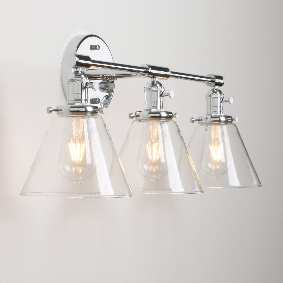 Three-Bulb Finley Vintage Wall Sconce