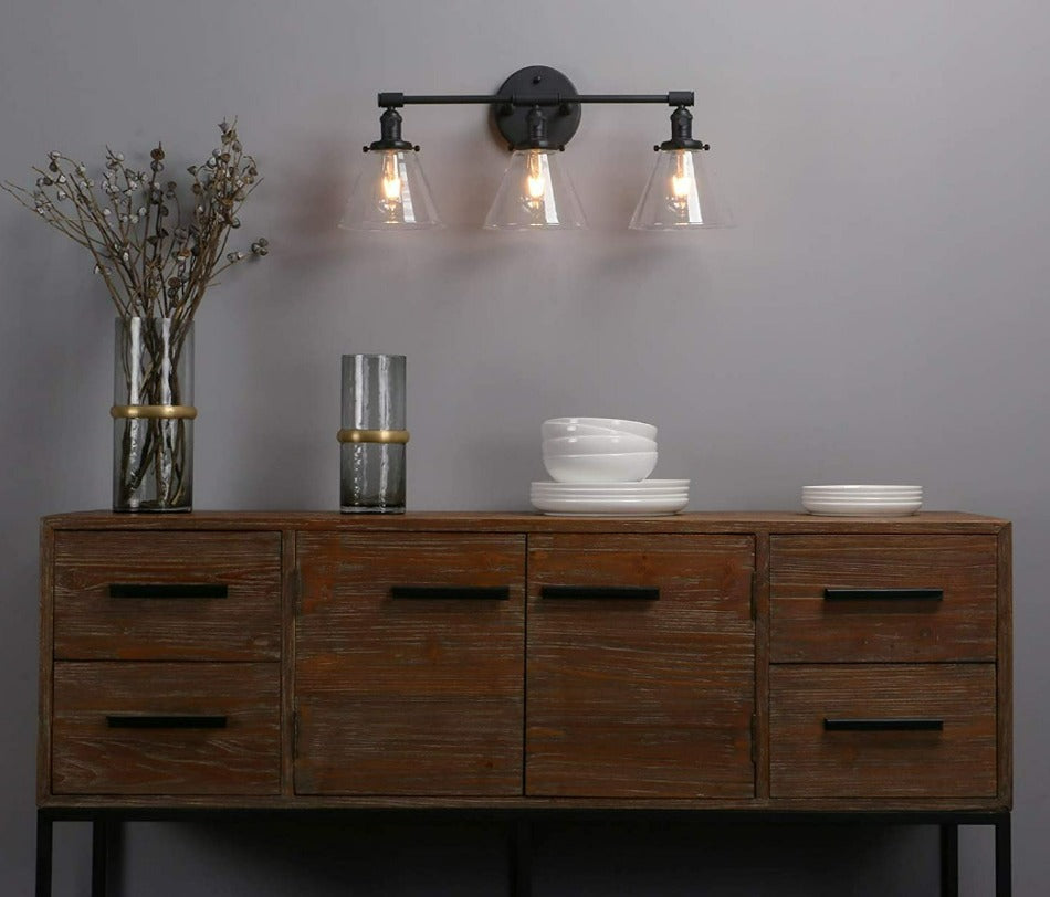 Three-Bulb Finley Vintage Wall Sconce