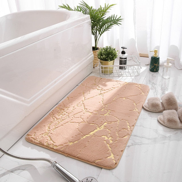 Modern Marble Bath Mat