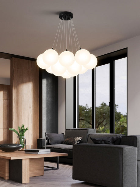 Juno - Modern Glass Globe Chandelier