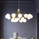 Cora - Modern Glass Globe Chandelier