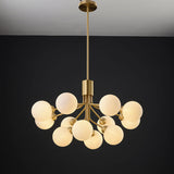 Cora - Modern Glass Globe Chandelier