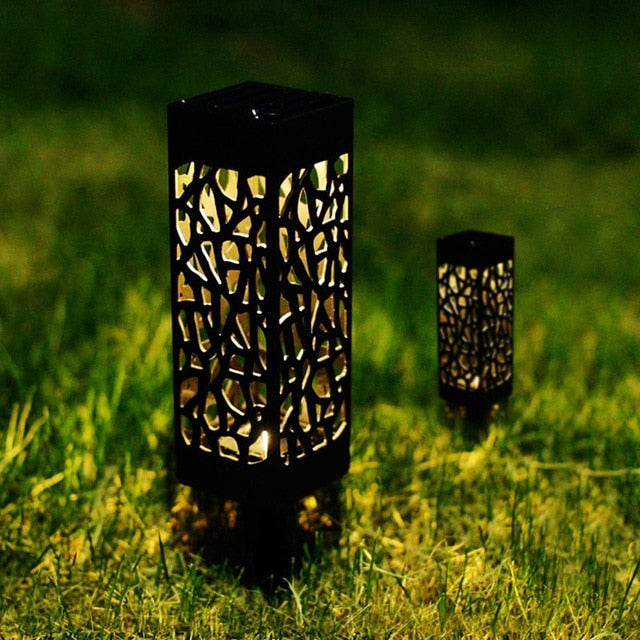 Moroccan Outdoor Solar Lamps